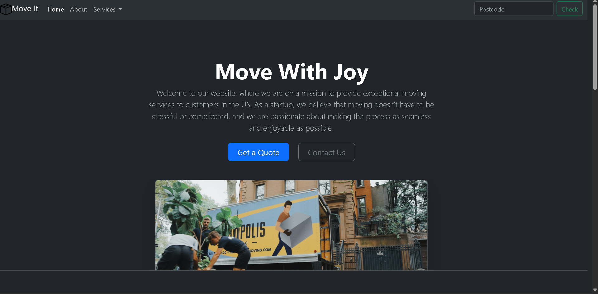 Demo Move It Website